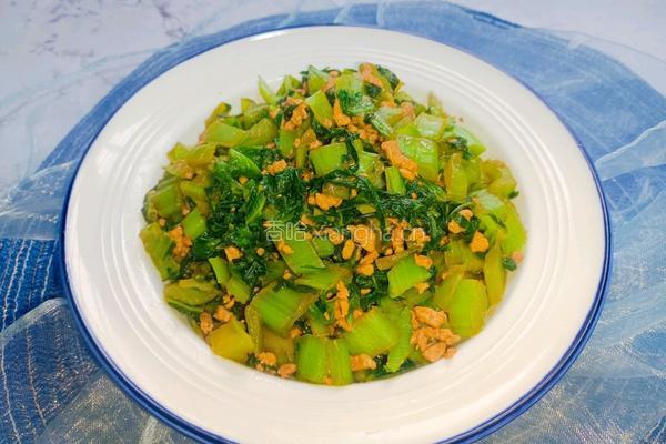 肉末炒春芥菜的做法图解11