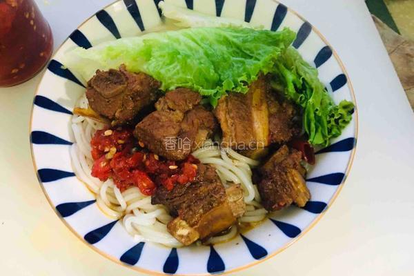 红烧排骨拌粉