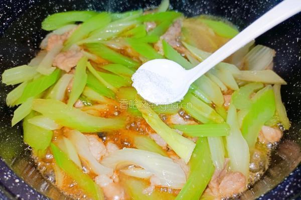 肉片炒芹菜的做法图解11