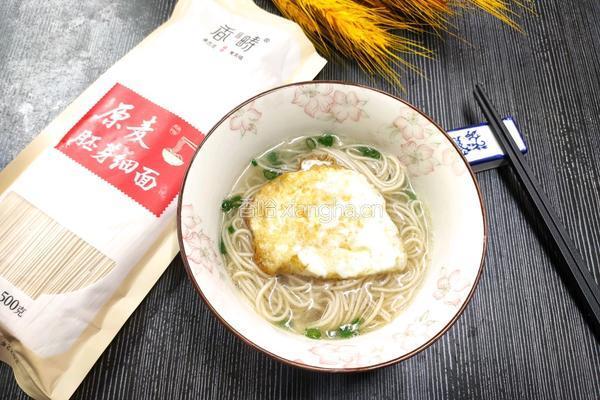 煎蛋原麦胚芽细面的做法图解9
