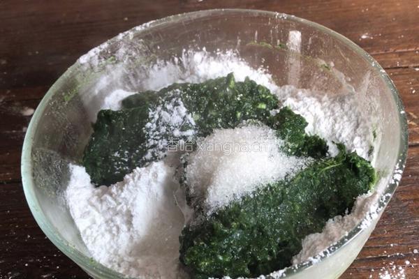 奶香山药青团的做法图解9