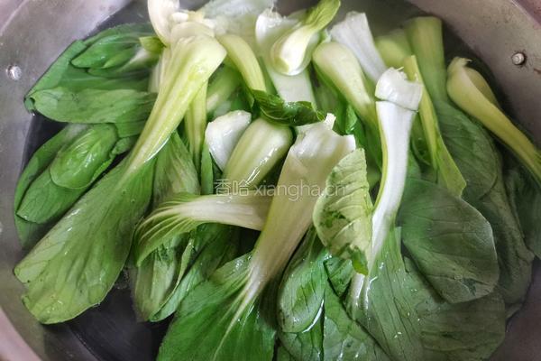 海米烧油菜的做法图解6