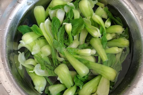海米烧油菜的做法图解7