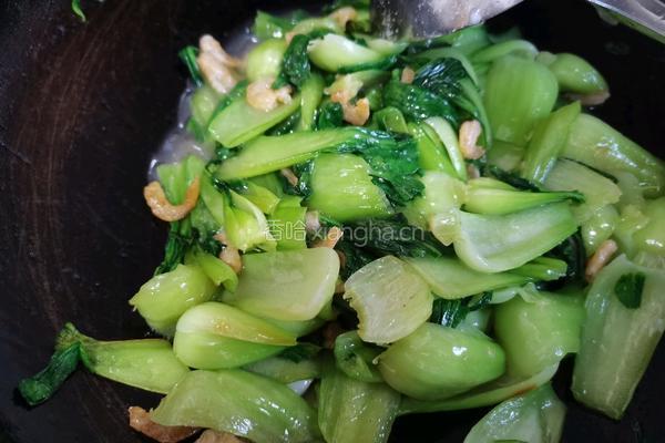 海米烧油菜的做法图解14