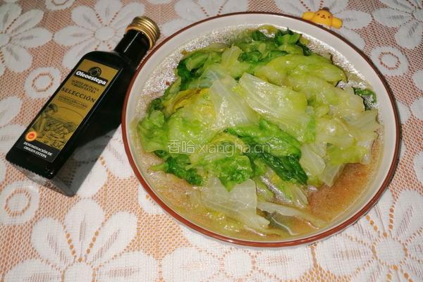 奥莱奥橄榄油炒西包菜的做法图解7