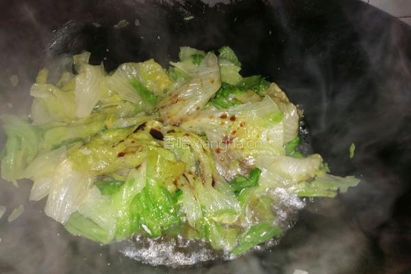 奥莱奥橄榄油炒西包菜的做法图解5