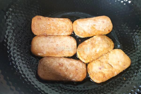 午餐肉饭团的做法图解3