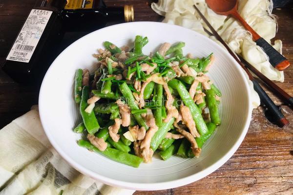 四季豆炒肉的做法图解12