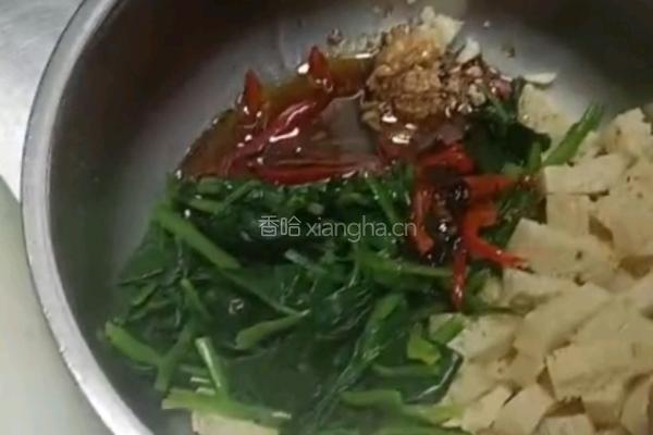 2 菠菜面筋的做法图解3