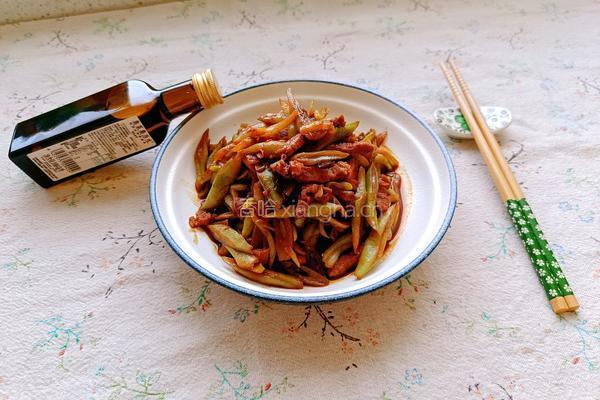 芸豆炒肉丝