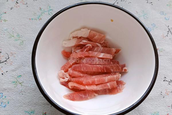 芸豆炒肉丝的做法图解2