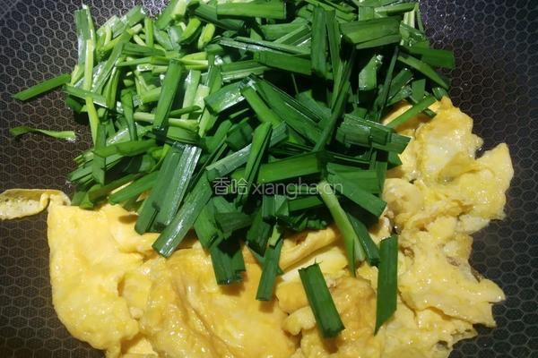 韭菜炒鸡蛋的做法图解7