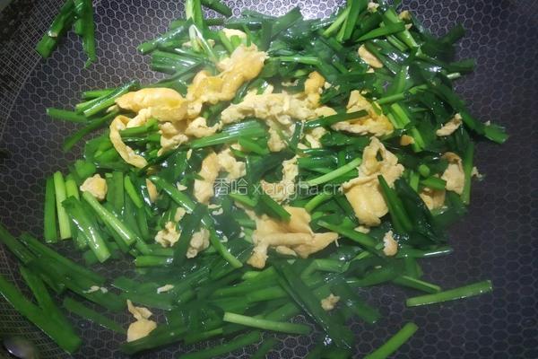韭菜炒鸡蛋的做法图解9