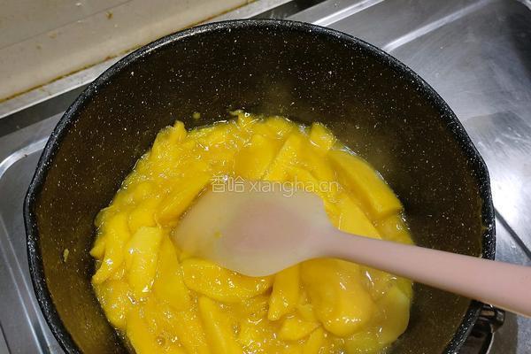 自制果粒酱（芒果味果酱）的做法图解6