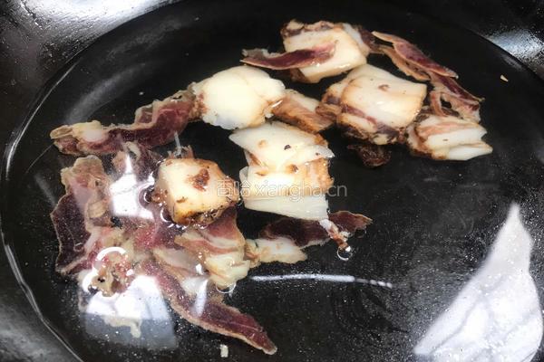腊肉炒藜蒿的做法图解4