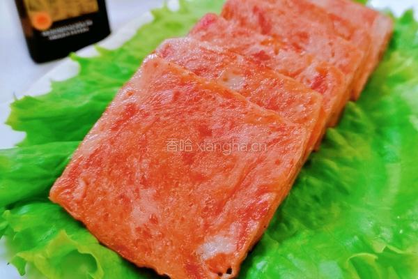 香煎午餐肉（奥莱奥特级初榨橄榄油）的做法图解5