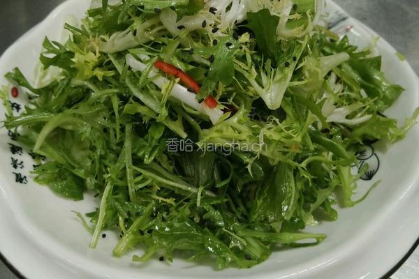 生拌苦菊的做法图解3