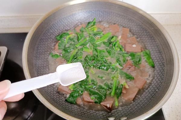 鸭血菠菜汤的做法图解13