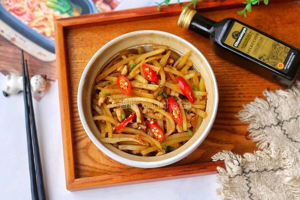 土豆丝炒肉的做法图解14