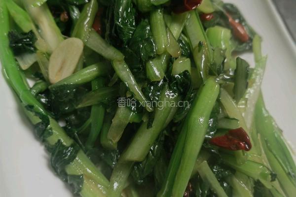 炝炒菜心