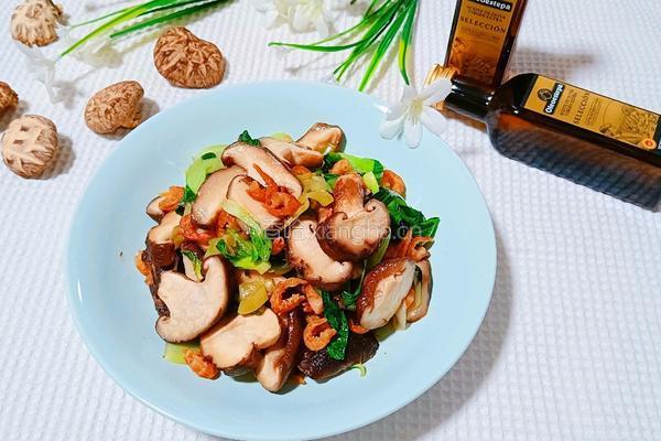 香菇油菜海米的做法图解6