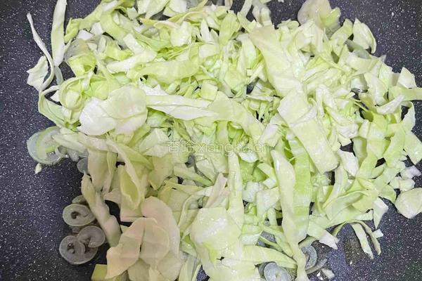 包菜蛋炒饭的做法图解6