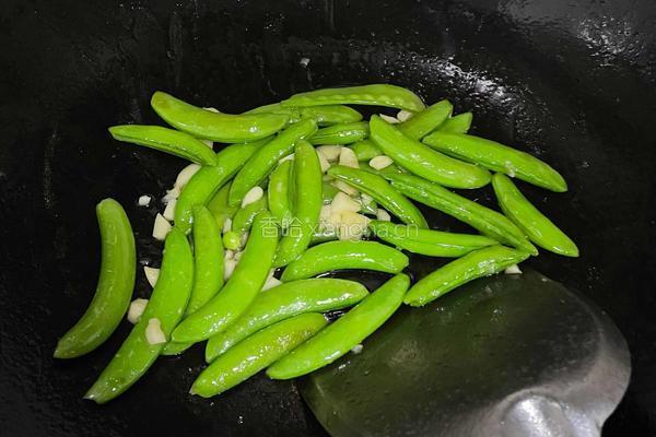 清炒甜豆的做法图解8