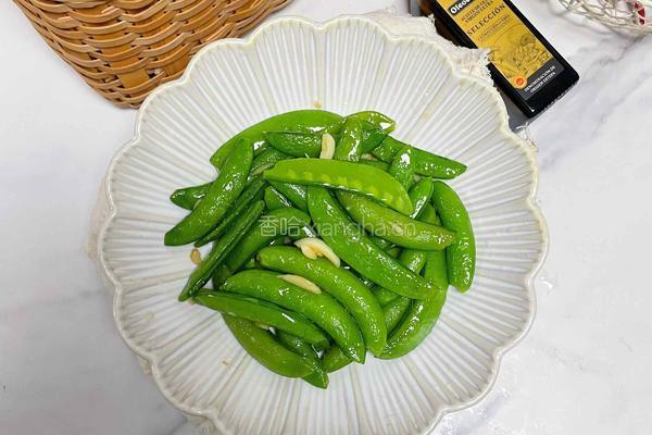 清炒甜豆的做法图解10