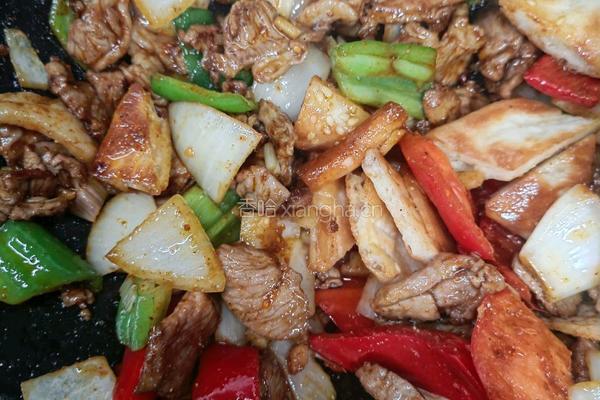 风味羊肉炒囊的做法图解7