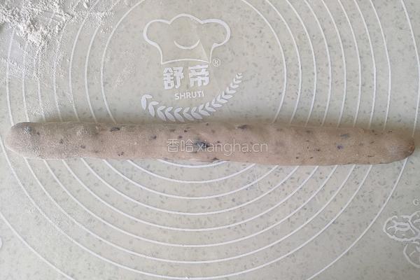葡萄干花环面包（一次发酵）的做法图解8
