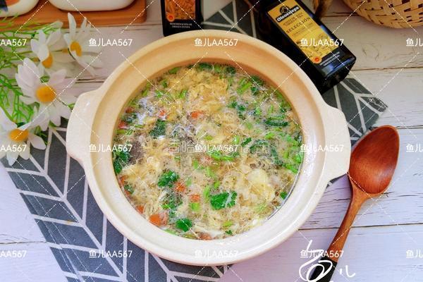 海参蛋花汤的做法图解12