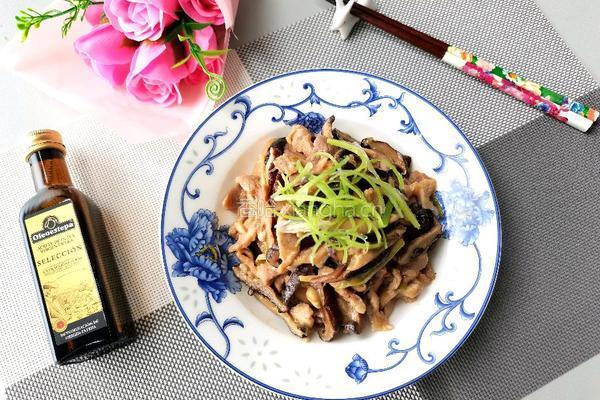 橄榄油香菇炒肉片的做法图解11