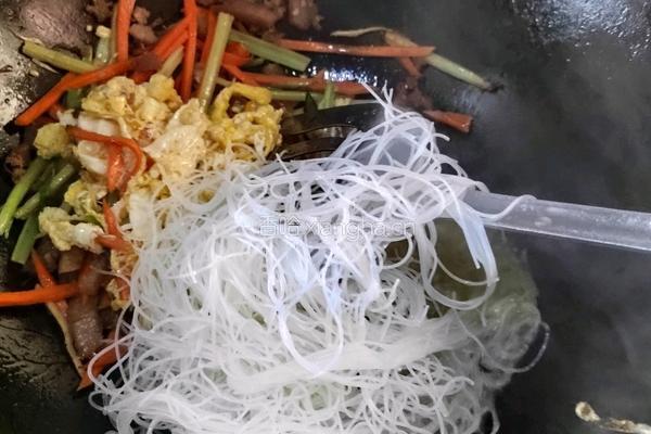 炒米粉的做法图解8