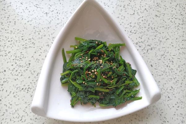 孜然菠菜的做法图解10