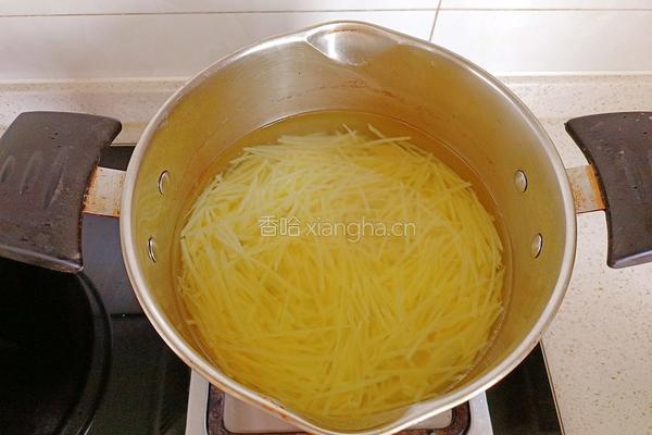 醋溜土豆丝的做法图解4