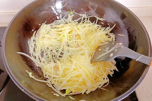 醋溜土豆丝的做法图解9