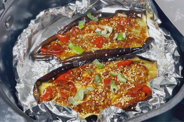 蒜蓉烤茄子的做法图解5