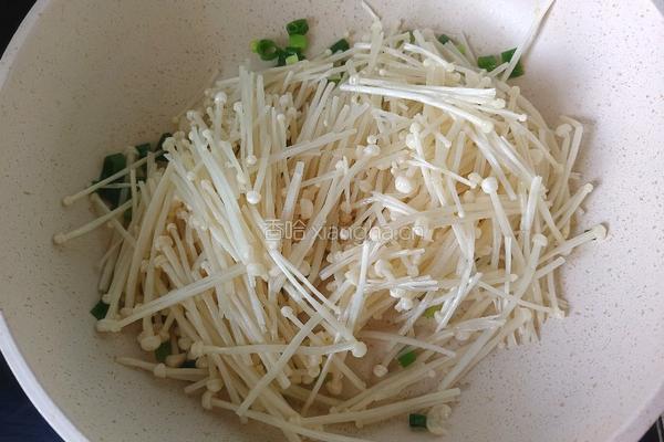 橄榄油金针菇的做法图解7