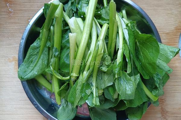 橄榄油炒菜芯的做法图解4