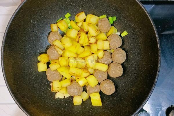 土豆烧牛肉丸的做法图解12