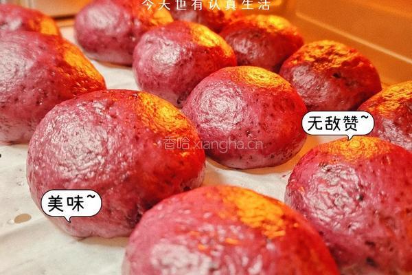 桑椹馒头的做法图解8