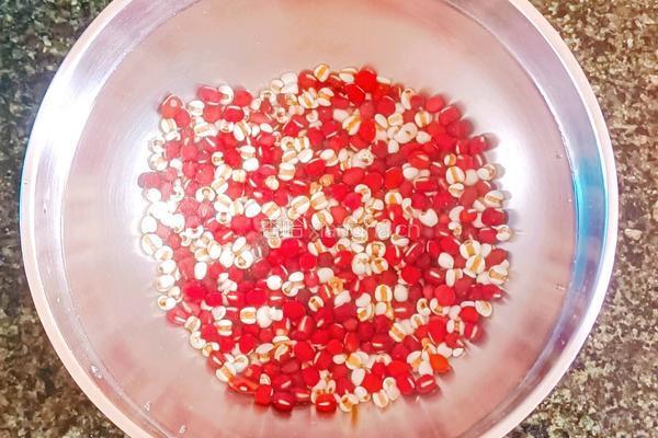 红豆薏米水的做法图解2