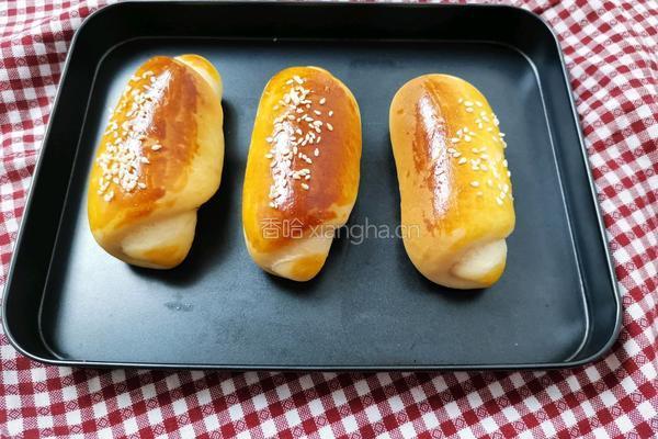 黄油面包（桑椹果酱）面包的做法图解1