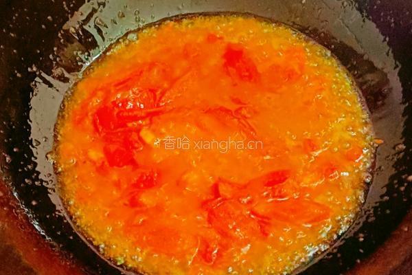 番茄烧菜花的做法图解3