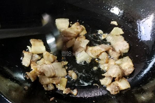 蒜苗回锅肉的做法图解3
