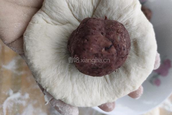 发面豆馅饼的做法图解8