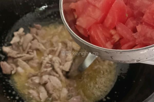 芹菜瘦肉炒面的做法图解5