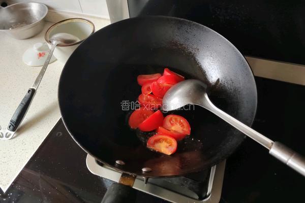西红柿蛋花汤的做法图解3