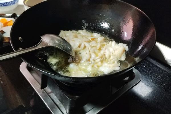 山药炒鱼片的做法图解5