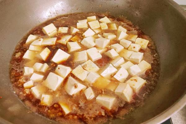 肉沫烧豆腐的做法图解9